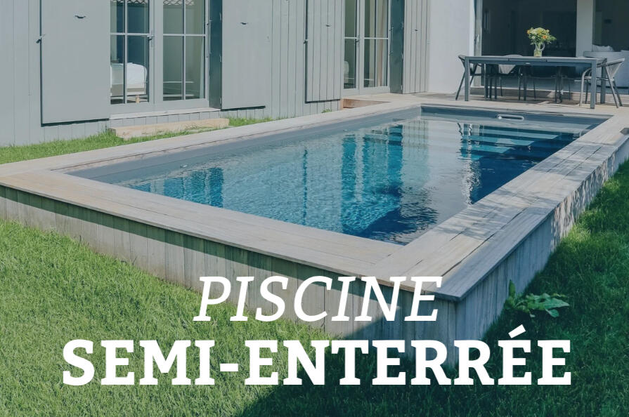 Piscine semi-enterrée piscine semi-enterrée rubrique